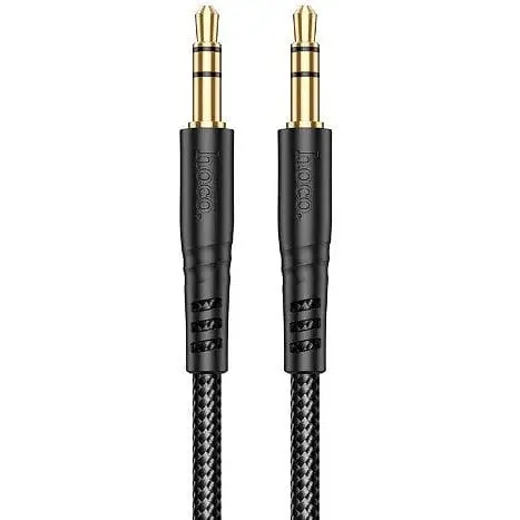 Кабель AUX Hoco UPA24 Smooth AUX аудио кабель Черный