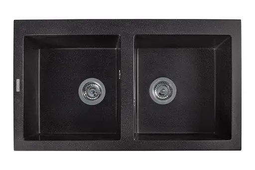 Кухонная мойка гранитная Miraggio Westeros black 875x504x199 00212207, Черный - фото 1
