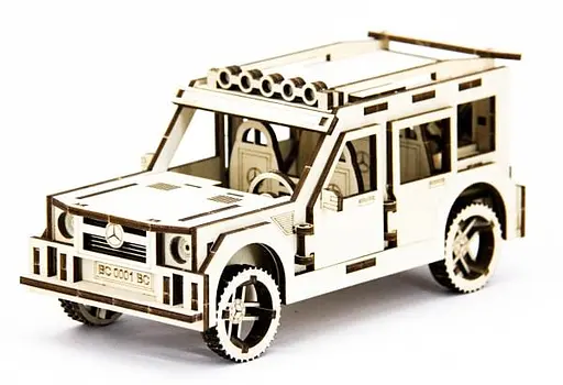 Дерев'яний конструктор Мерседес 105 деталей - фото 8