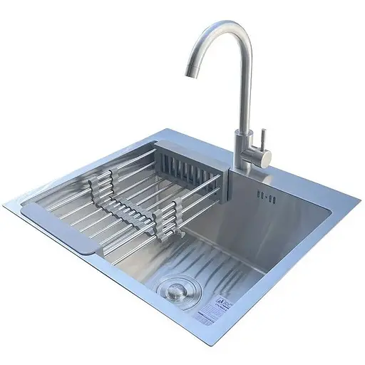 Комплект мийка + змішувач Romzha Arta U-490 (A) - фото 1