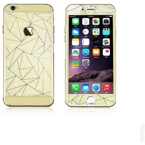 Защитное стекло iPhone 5 f/b Prizma 3D Gold - фото 1