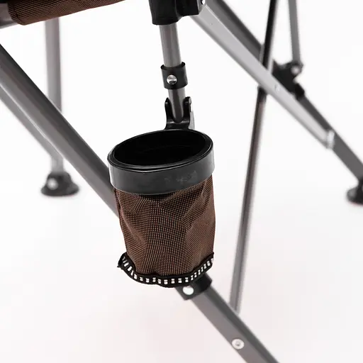 Кресло для рыбалки Yiwu раскладное туристическое складное для отдыха на природу коричневое SJ-0019BR - фото 8