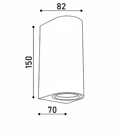 Бра вуличне Kloodi KDWL-AIR2 GU10 AN - фото 2