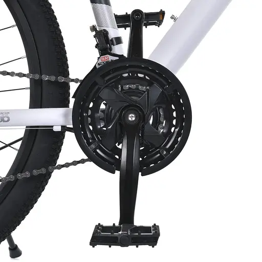 Велосипед SKD75 MTB 2605-2, 26 дюймів, сталева рама 16 Sunrun 24SP білий - фото 3