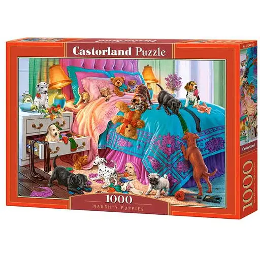 Пазл Castorland Озорные щенки 1000 эл. (C-104475)