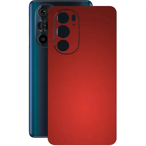 Защитная пленка StatusSKIN для Motorola Edge 30 pro Корпус Винил красная матовая - фото 1