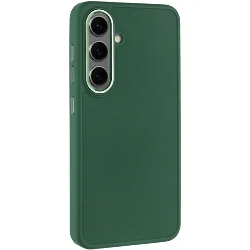 Чохол Epik TPU Bonbon Metal Style для Samsung Galaxy S24+/S25+ Зелений/Army green