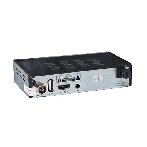 TV-тюнер внешний автономный World Vision T645B, Black, H.265, AC3, DolbyDigital, DVB-T2/T/C, FM тюнер, IPTV, DLNA, Stalker, 7 кнопок, дисплей, 2хUSB, металлический корпус, обучаемый пульт для управления ТВ, встроенный блок питания, CPU-GX6706 - фото 2