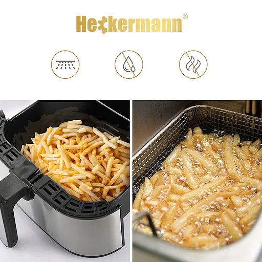 Аэрогриль Аэрофритюрница Heckermann AF06 7л 2100W - фото 5