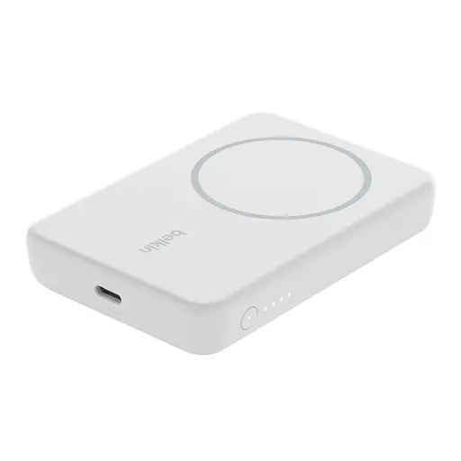 Акумулятор портативний Belkin MagSafe 5000 mAh Wireless White (BPD004BTWT) - фото 3