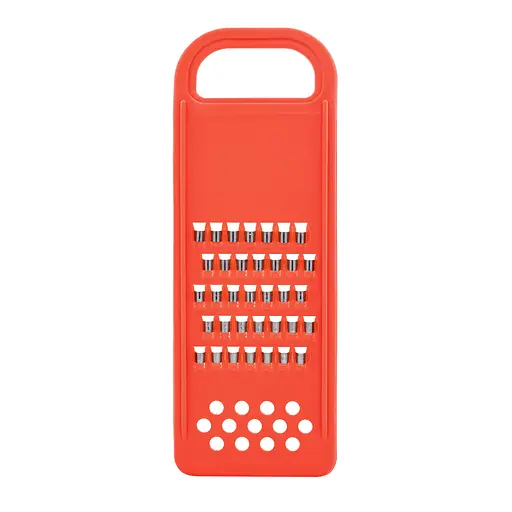 Тертка універсальна пластмасова двостороння для овочів по-корейськи і дитячого харчування 24.5x9 см, Kitchen Master 86300 - фото 2