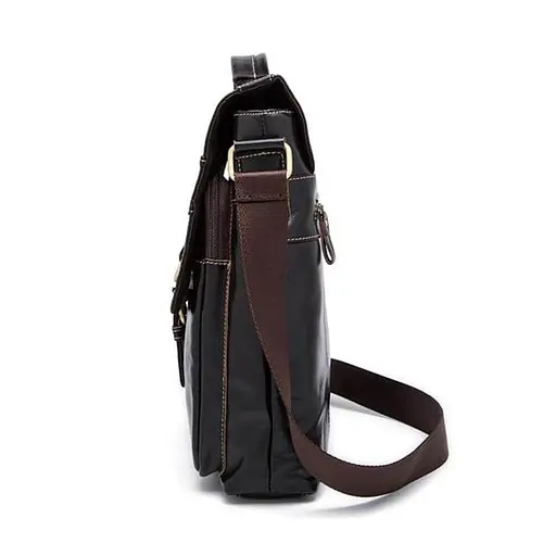 Чоловіча шкіряна сумка через плече Bexhill 29х34х6 см sum0025718 - фото 6