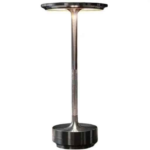 Настільна Led лампа нічник сенсорний димований з USB графіт