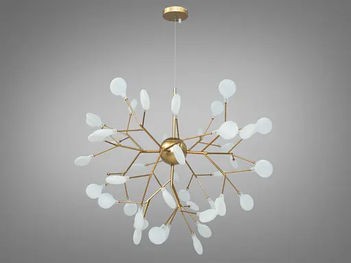 Шедевральная, энергоэффективная, грациозная люстра "Светлячок", 45 ламп, цвет. - фото 1