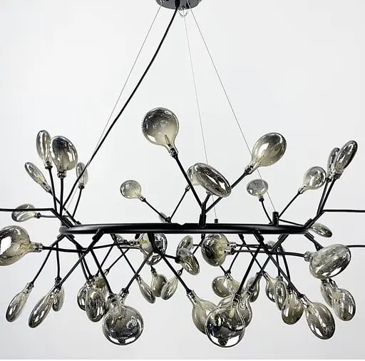 Люстра в естественных условиях в черном корпусе Ст. H 688/54 BK | Line F - фото 2