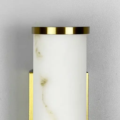 Бра Line F з імітацією мармуру з латунним корпусом Ø6х20 см Арт. WJ366/60*200H - фото 4