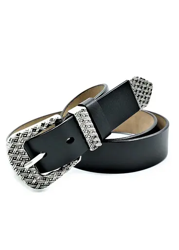 Ремінь шкіряний Le-Mon жіночий 105-115х3,5 см acs0018397 - фото 2