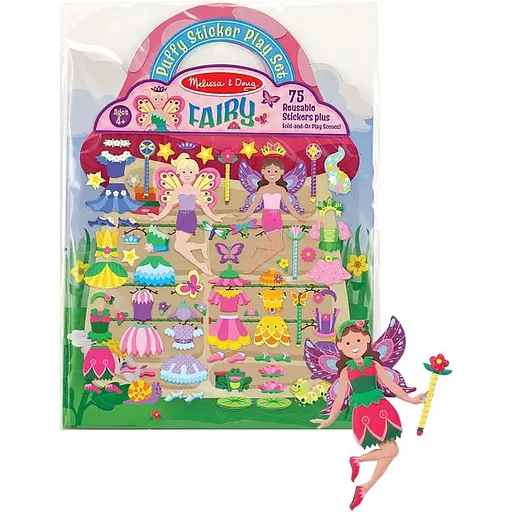 Наклейки Melissa & Doug Феи объемные многоразовые (MD19414) - фото 2