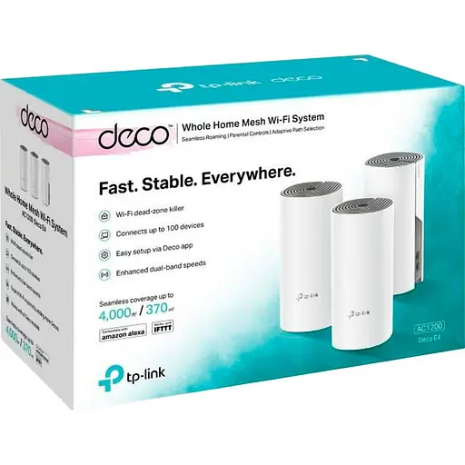 Wi-Fi Mesh система TP-Link Deco E4 3-Pack [122115] - фото 4