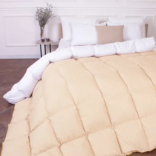 Ковдра пухова MirSon Carmela 032, king size, 240x220, бежева (2200000018472) - фото 15
