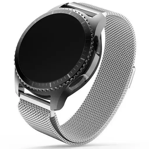 Ремінець Міланська Петля 20 mm Gear S3/S2 Сріблястий - фото 1