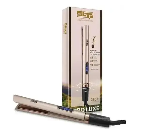 Керамічна праска для волосся DSP PRO LUXE DSP 10349 50 Вт Коричневий - фото 2