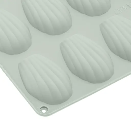 Форма силиконовая для выпечки печенья Мадлен на 18 ракушек 32х24х1.4 см C381, Kitchen Master Зеленый 87172 - фото 9