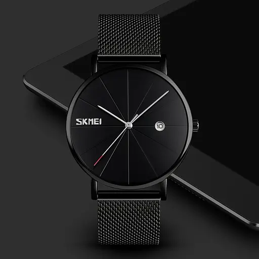 Оригінальний чоловічий годинники Skmei 9183 Tiger Black black - фото 4