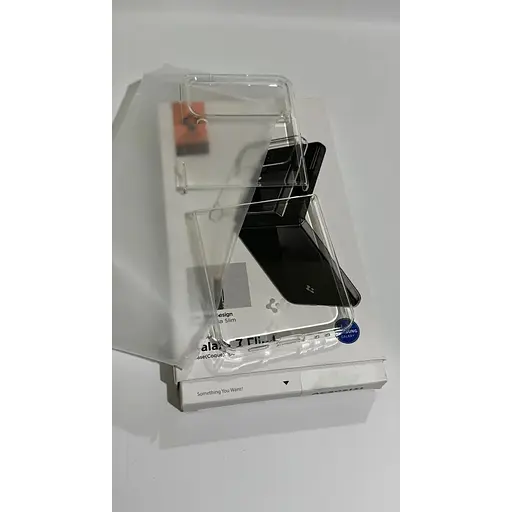 Оригинальный противоударный чехол Spigen Ice Shield для Samsung Galaxy Z Flip4 Crystal Clear (ACS05131) - фото 7