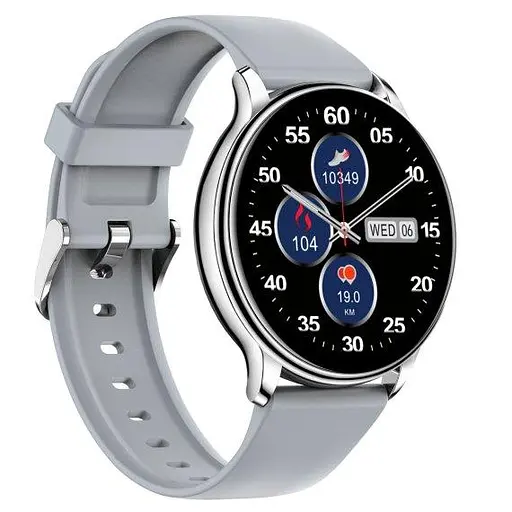 Умные наручные часы Smart Melisia Silver Rubber (2 ремешка) - фото 4