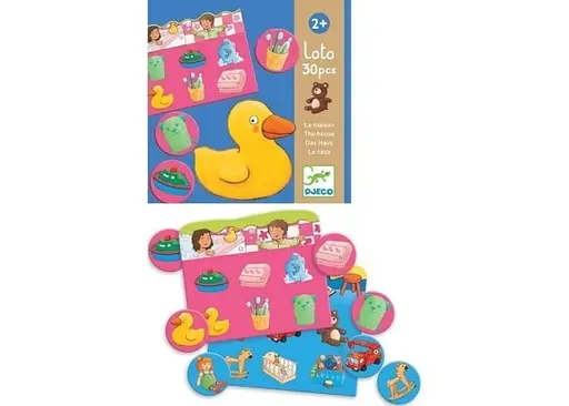 Настольная игра Djeco Детское лото. Дом (Loto The house, 30 pcs) (DJ08121) - фото 5