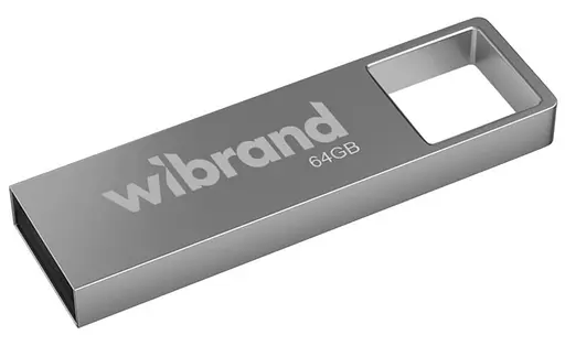 Flash Wibrand USB 2.0 Shark 64Gb Silver - фото 1