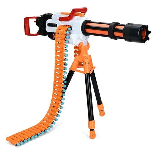 Автомат аккумуляторный 648-405 на мягких пулях 120 шт., USBзаряд, тринога, в коробке (6903317762484) - фото 1