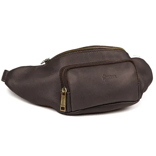 Шкіряна бананка TARWA 14х36х8 см 000296035 - фото 9