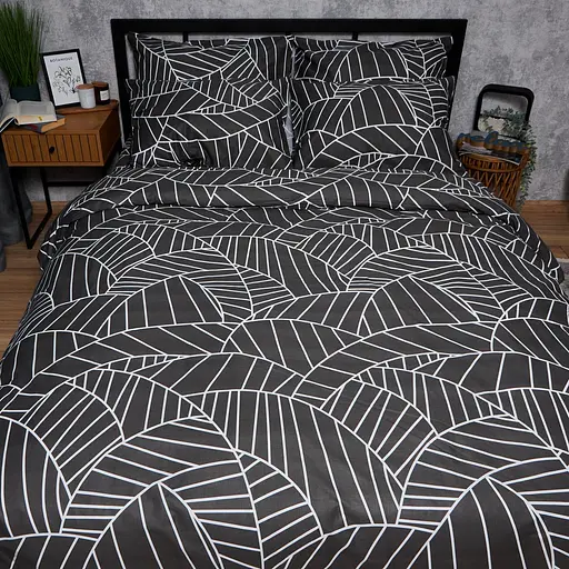 Комплект постельного белья Moon&Star Satin Elit Minimal Chic Полуторный Евро 160х220 см наволочки 4х50х70 см - фото 7