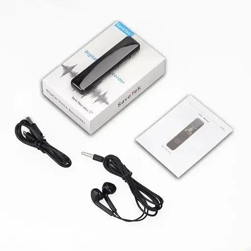 Профессиональный цифровой диктофон с активацией записи голосом Savetek GS-R60 32 Гб памяти - фото 7