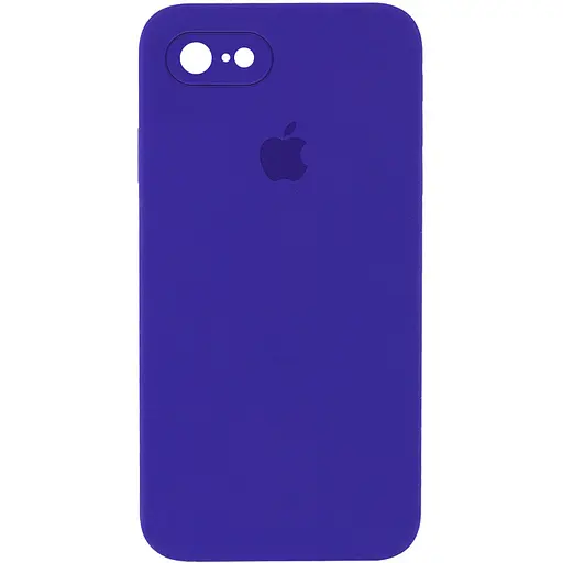 Чехол Epik Silicone Case Square Full Camera Protective AA для Apple iPhone 7/8/SE 2020 4.7 Фиолетовый/Ultra Violet - фото 1