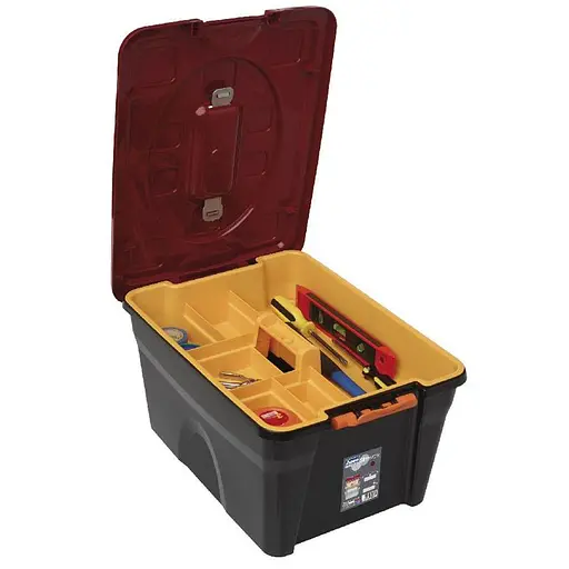 Контейнер для хранения Sim Work 40x30x22h, 18 л черный - фото 3