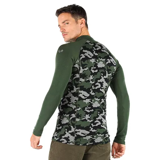 Термокофта Woolona Asker Zip Green M (WOO-ASKER -ZIP-GR-M) - фото 3