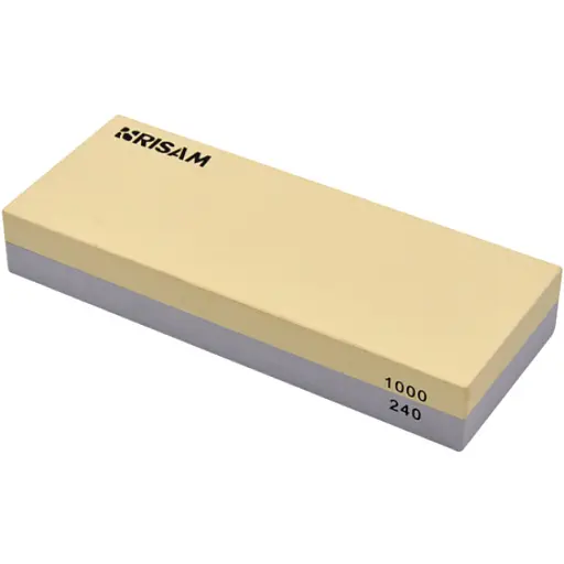 Точильний камінь Risam RW212. Зернистість - 240/1000 (водний) - фото 1