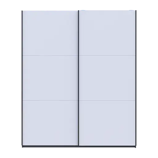 Шкаф-купе Doros G-Caiser Графит/Белый 2 ДСП / 3 части 200х60х240 (42005228) - фото 4