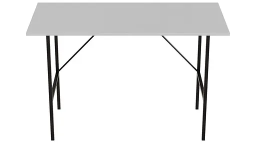 Стіл письмовий Line Тайм Ferrum-decor 750x1200x600 Чорний метал ДСП Біле 16 мм (FRD-104885) - фото 5