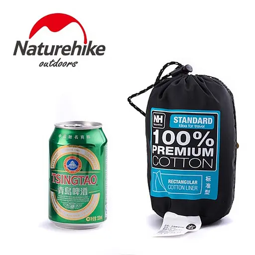 Підкладка для спального мішка Naturehike NH15S012-D бавовна (Синій) - фото 9