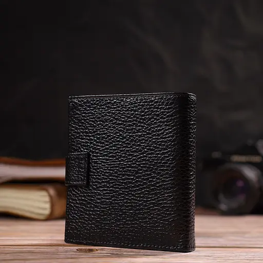 Мужской кожаный кошелек Canpellini 9.7х11х1 см acs0025726 - фото 8