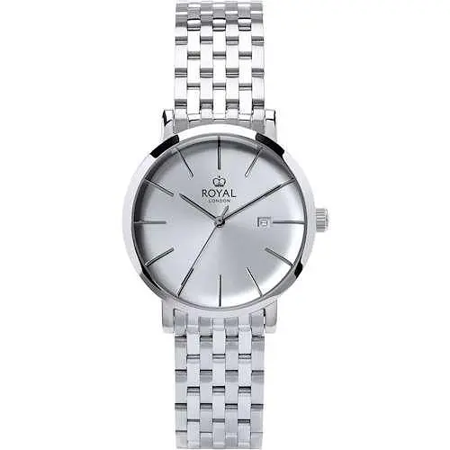 Жіночий водонепроникний наручний годинник Royal London 21448-02 кварцовий з фіанітами