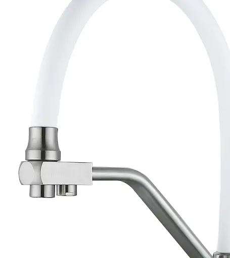 Змішувач для кухні Lidz Aria 020F3 з гнучким виливом з підключенням для питної води LDARI020F3WNK39480 - фото 3