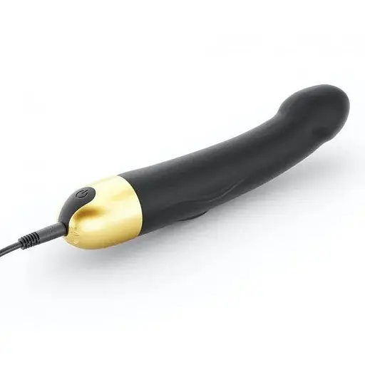 Вибратор Dorcel Real Vibration M Gold 2.0G-Spot стимуляция "Реальная Вибрация" 3.7 см Черный - фото 4