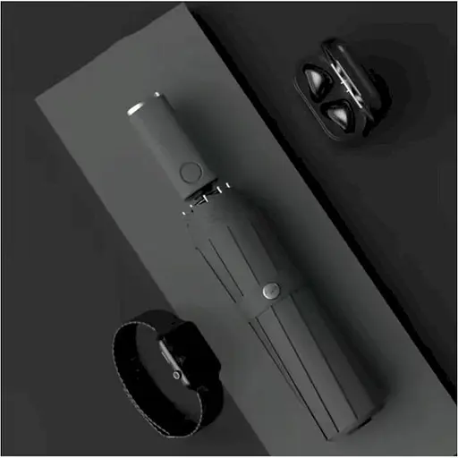 Автоматический зонтик Zuodu Umbrella LED ZD220 черный - фото 5