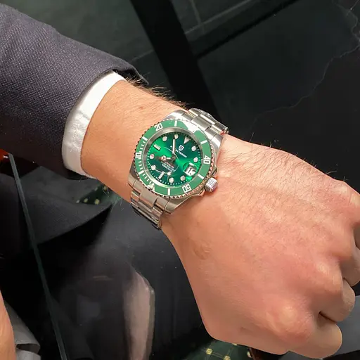 Наручные часы мужские PD-1661 Silver-Green Pagani Design acs0031147 - фото 9