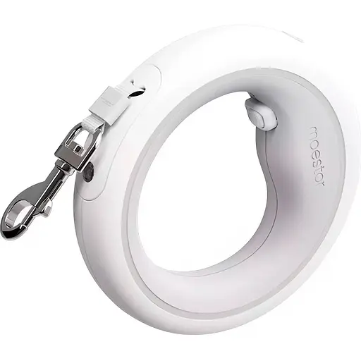 Повідець для собак Moestar UFO Retractable Leash 2 Plus White [128803]